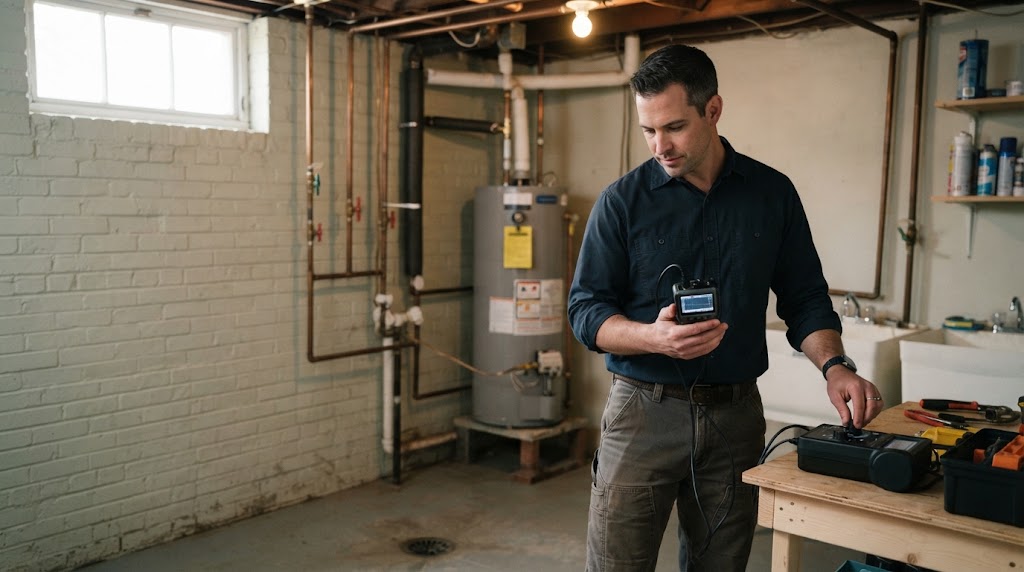 call leak detection Orange NJ specialist diagnostic phone consultation